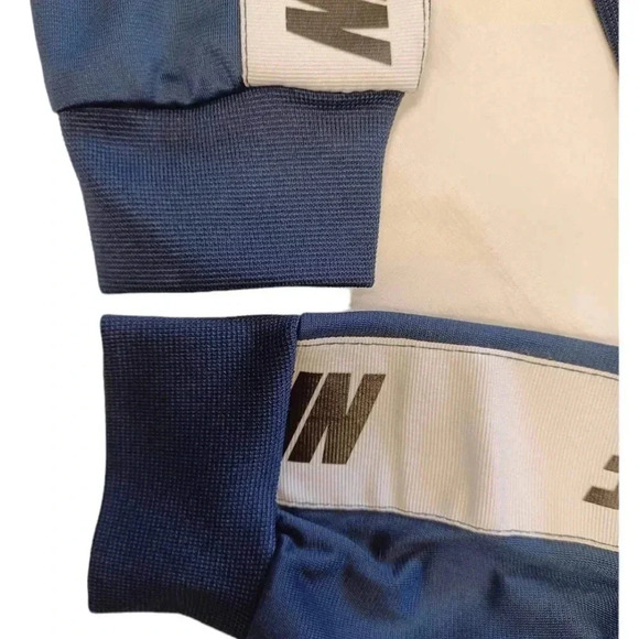Nike Track Jacket Blue and White Size 3T - Picture 3 of 6
